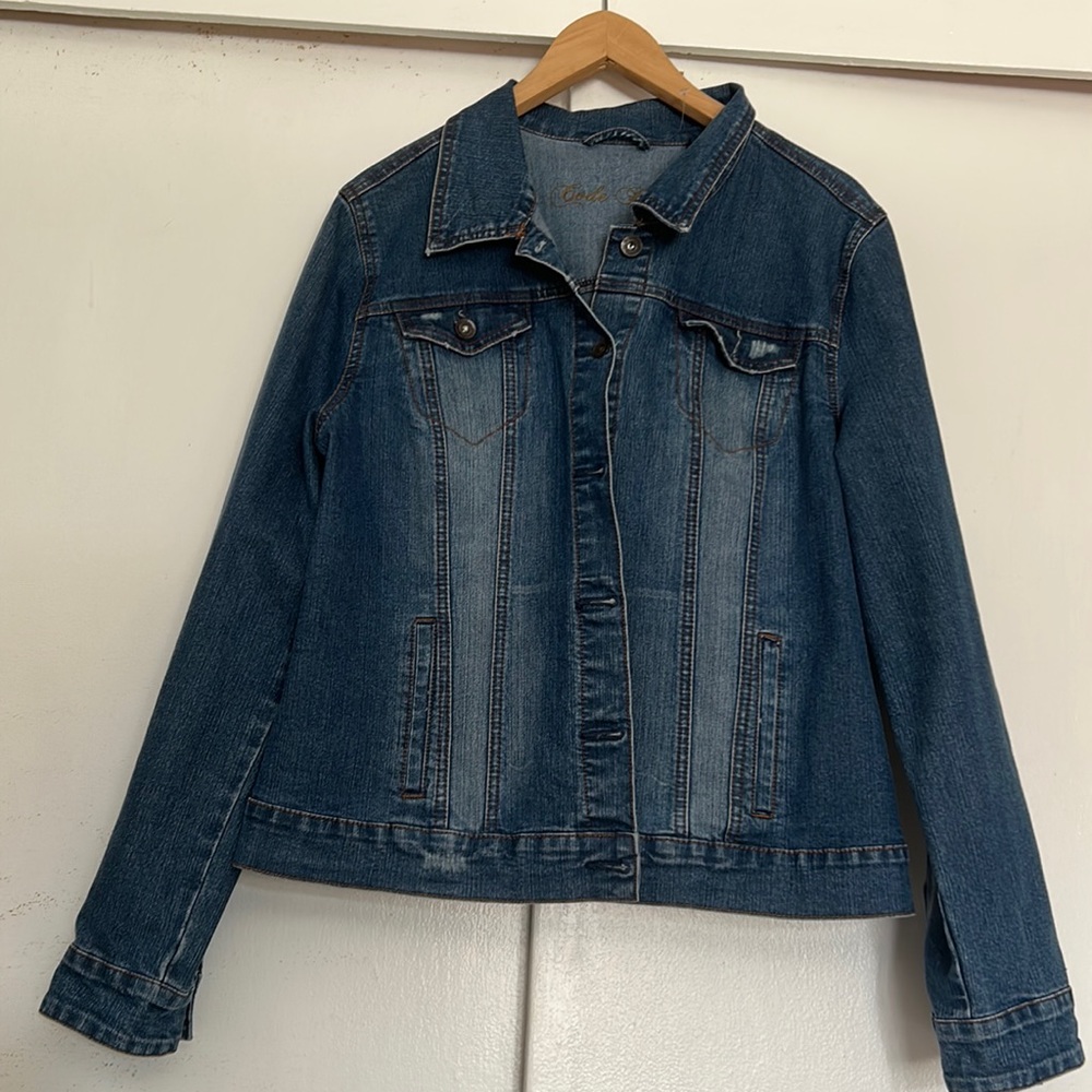 Woman  code blue jean jacket size  extra large nwt
